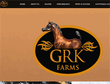 Tablet Screenshot of grkfarms.com